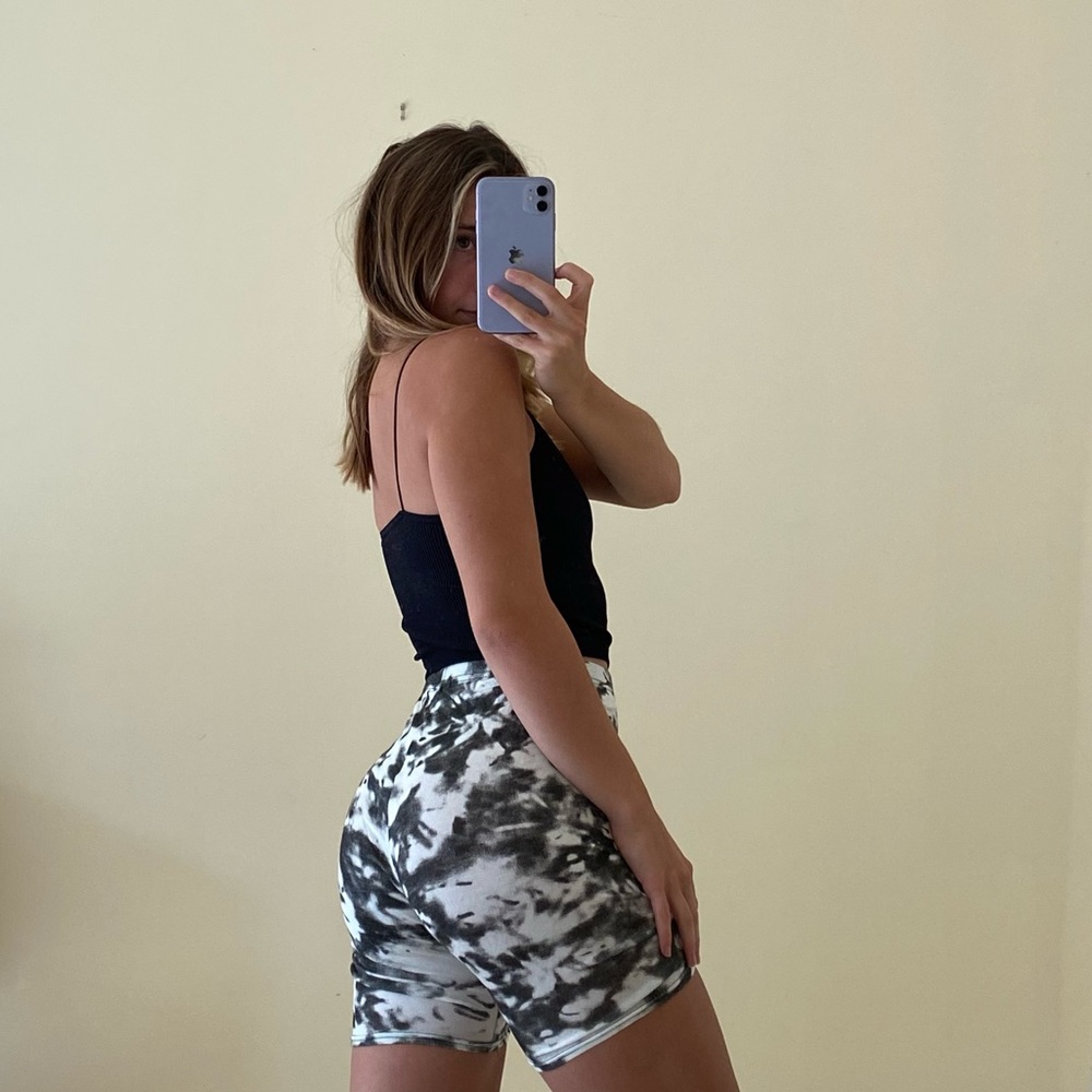 Nastygal Tye Dye Biker shorts